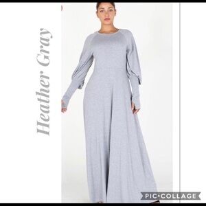 Maxi Gray or Black Dress